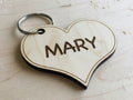 Customizable HEART Keychain