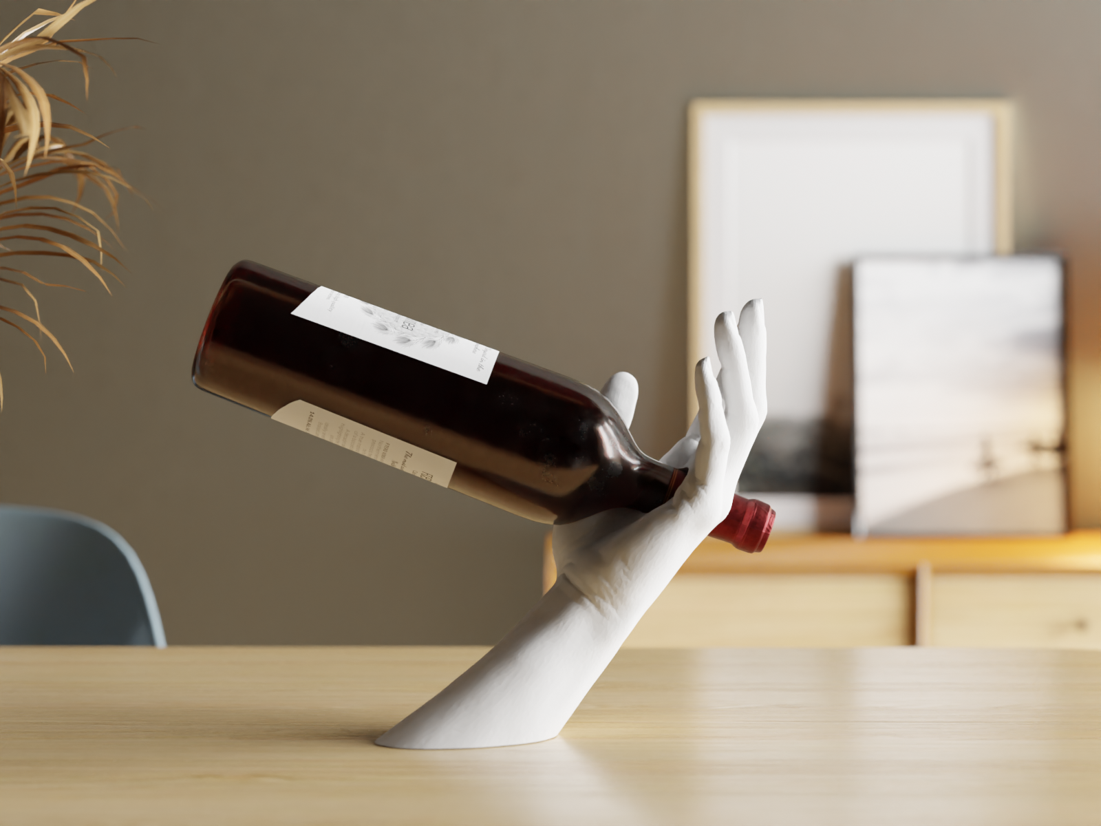 Hand wine holder